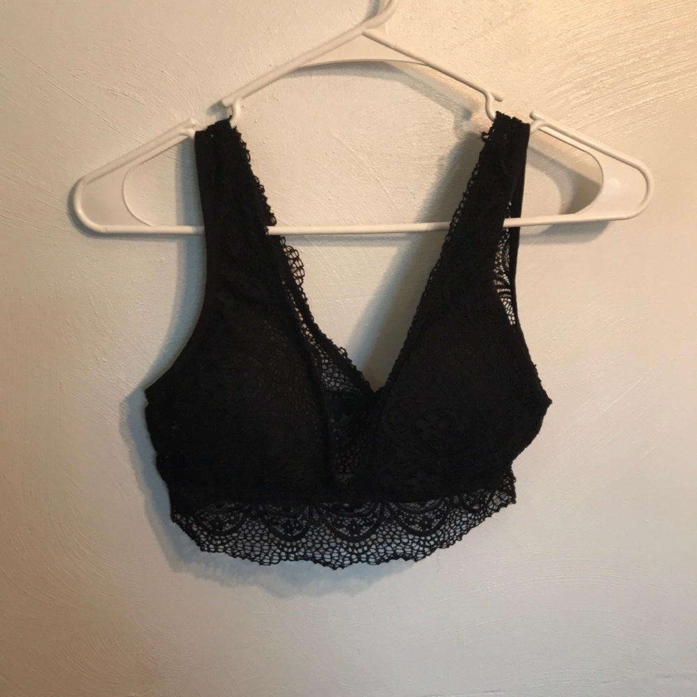 Black bralett lace